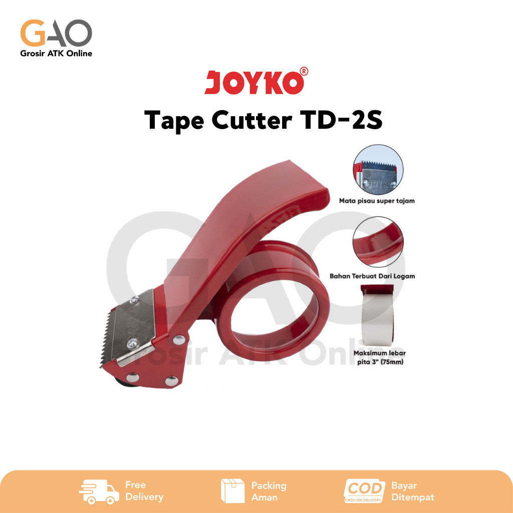 

Tape Cutter Joyko Pemotong Pita Perekat Joyko TD-2S