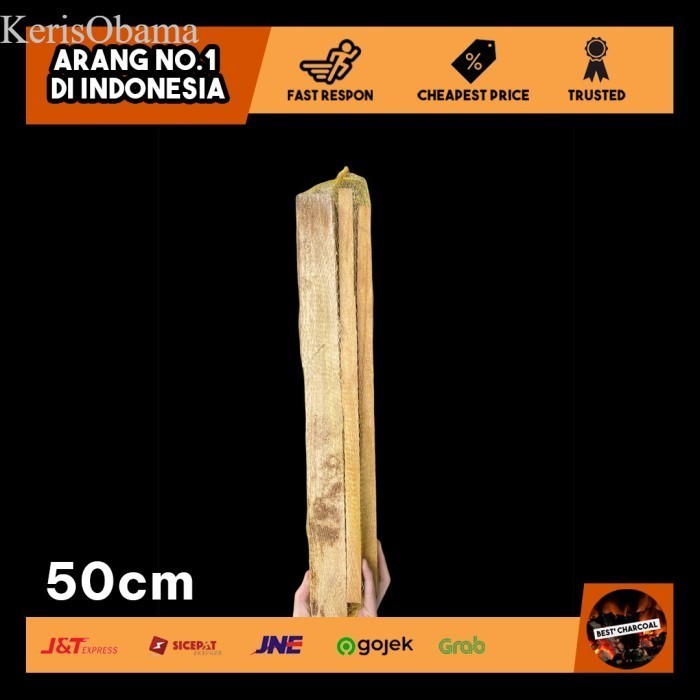 

Kayu Bakar Apel Firewood Panjang 50cm murah