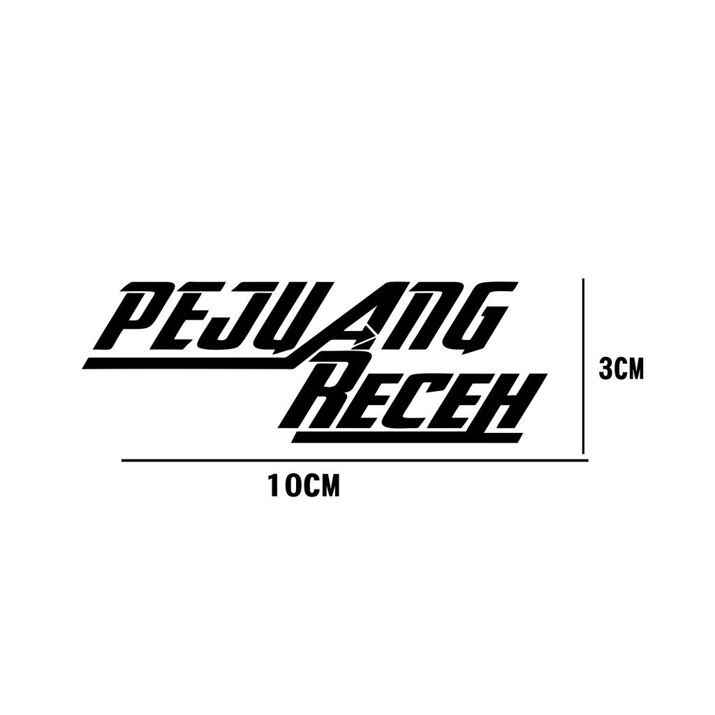 Stiker pejuang rupiah cutting sticker motor mobil