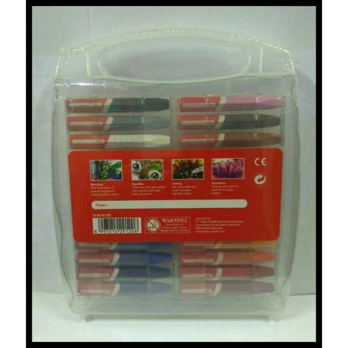 

PROMO!! -Crayon 24 warna Faber Castell / Hexagonal Oil Pastell Faber Castell