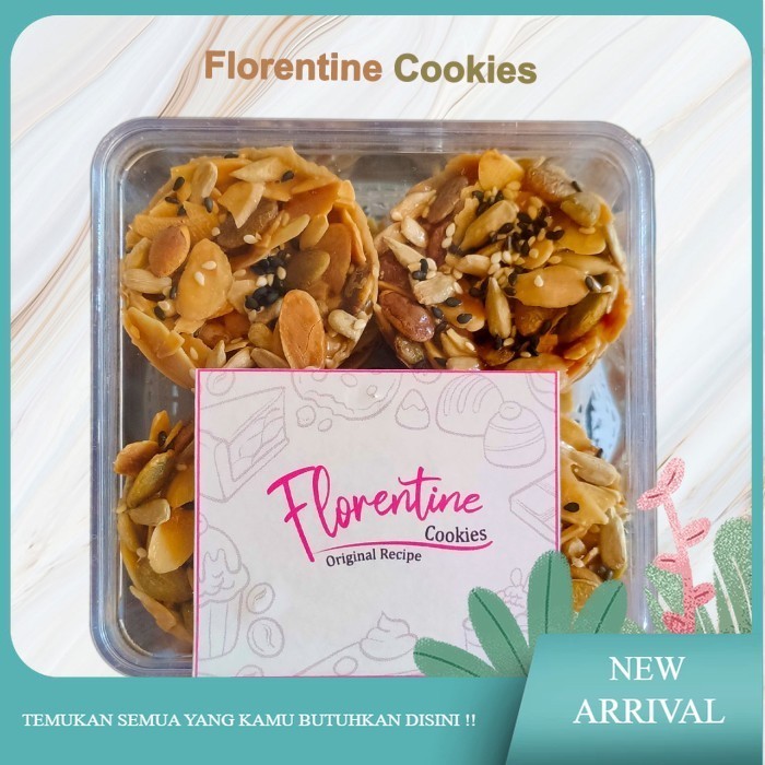 

Florentine Cookies / Crispy Mixed Nuts Florenta Kue Kering Premium Top - 300gr