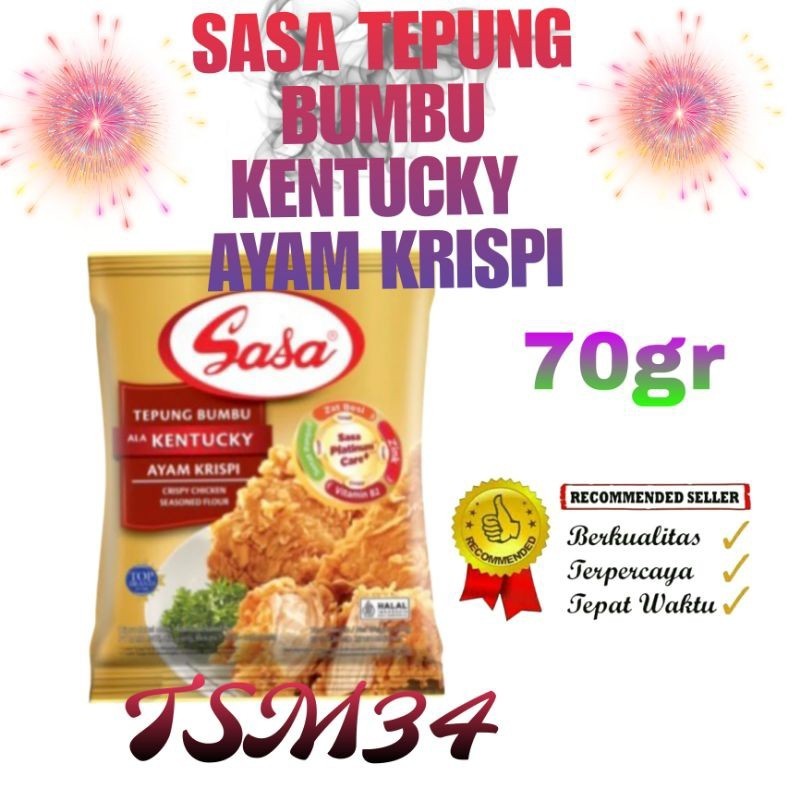 

Sasa tepung bumbu Kentucky krispi 70g