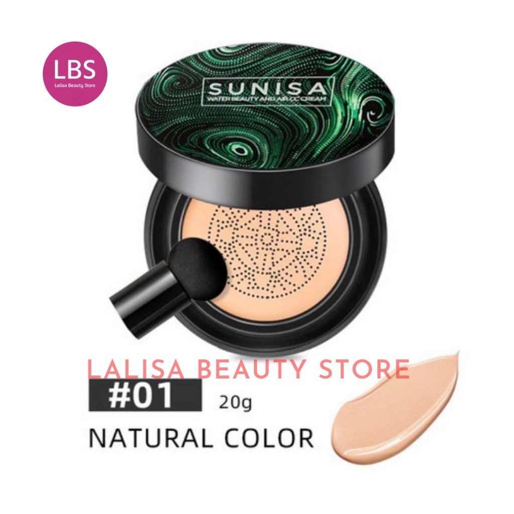LALISA - SUNISA Air Cushion BB Cream / Foundation / BB Cushion D / Bedak Sunisa Jamur DD