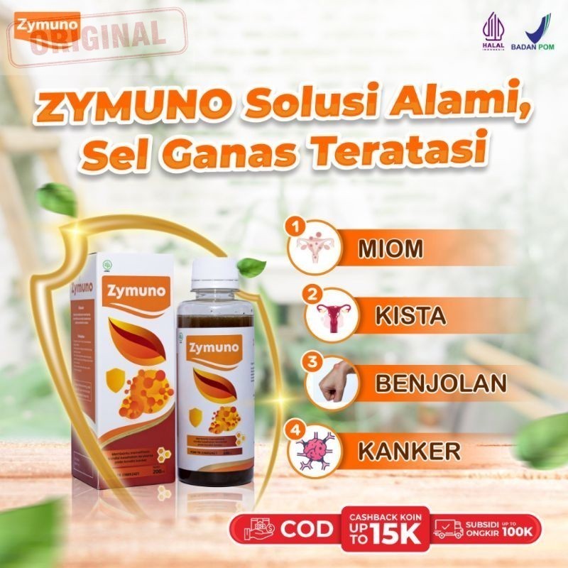 

Zymuno Madu Alami Imunoterapi Mencegah Kanker Dan Tingkatkan Daya Tahan Tubuh Benjolan & Promil original 100% bergaransi