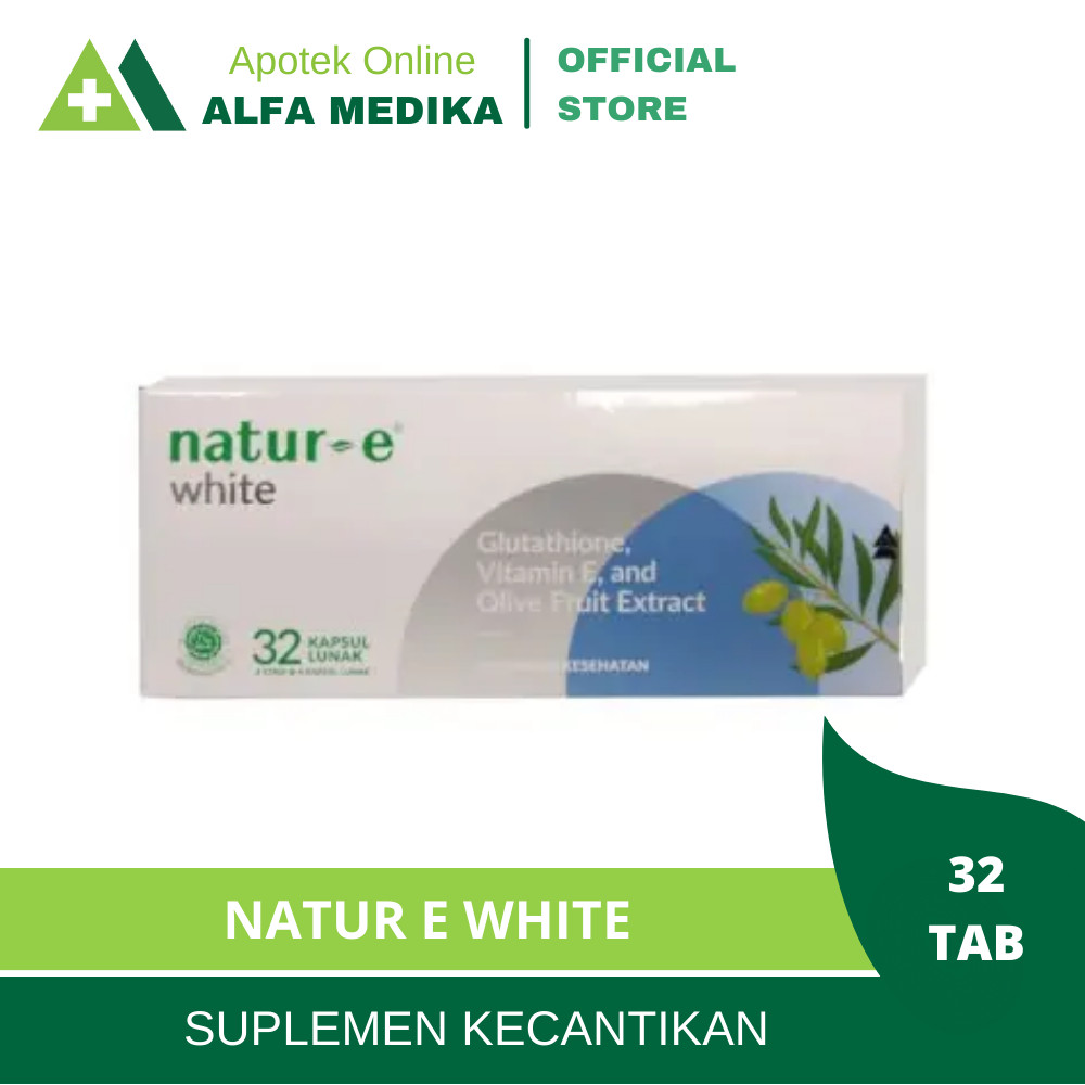 Natur E White Suplemen Kecantikan Isi 32 Kapsul