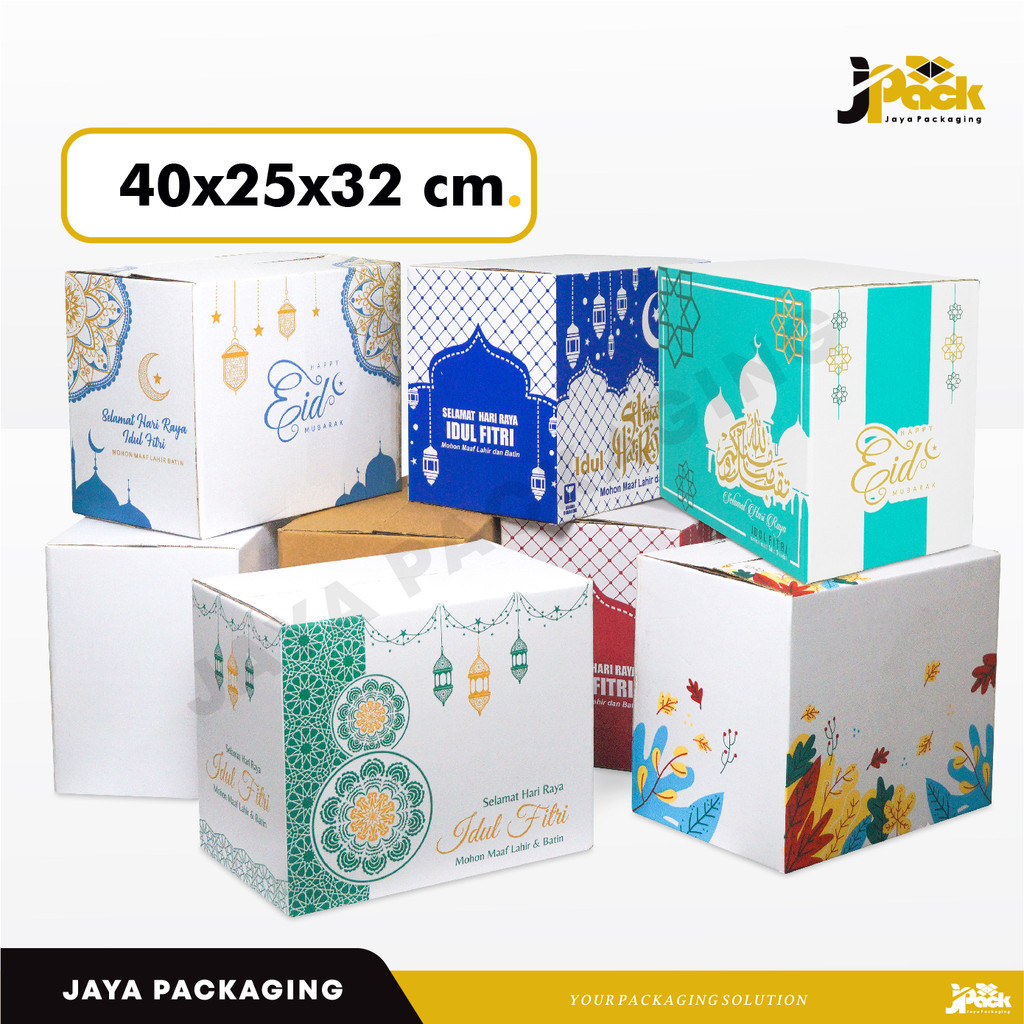 

Box Parcel 40x25X32 (Besar) Kardus/Parcel/Parcell/Lebaran/Idul Fitri/Fitri/Eid Mubarak/Ied/Eid/Mubarak/box Paket/box Sembako/Hampers/Normal/Tinggi32