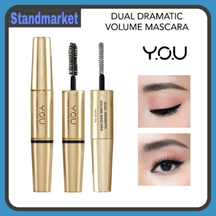 (NEW) -YOU The Gold One Dual Dramatic Volume Mascara Waterproof