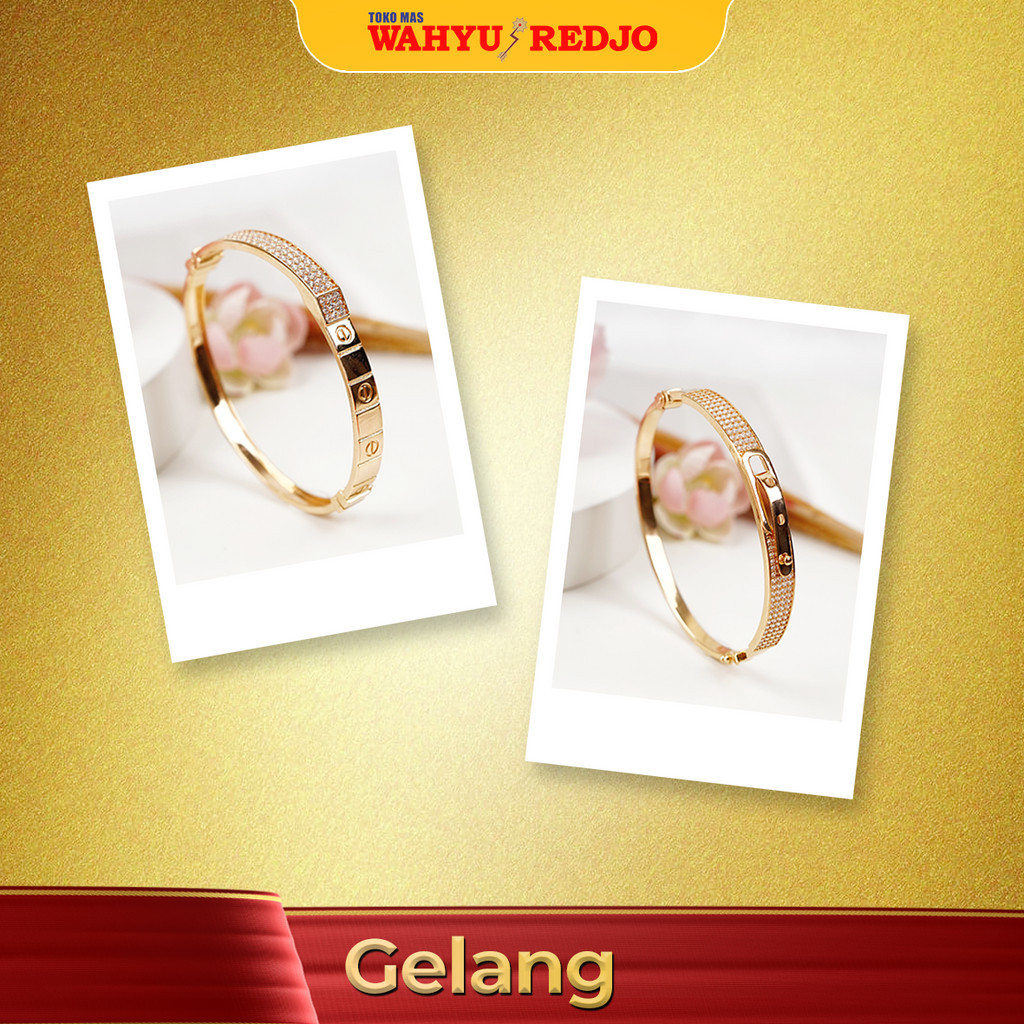 GELANG EMAS KADAR 16K WAHYU REDJO 23114759/23114761