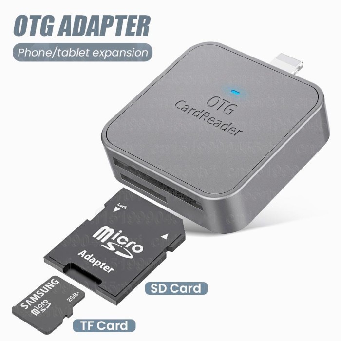 Grosir Actual Sd Card Reader For Iphone/Ipad,Lightning To Sd/Tf Card