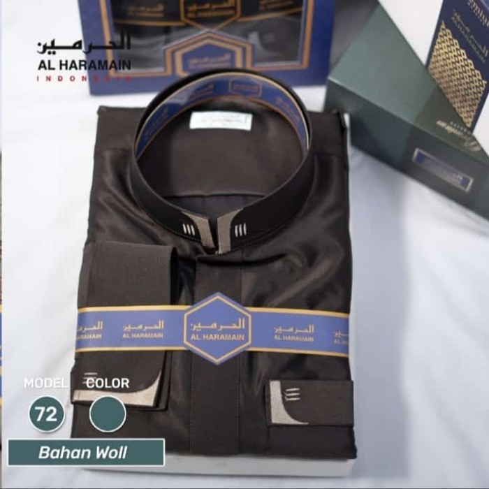 Al Haramain Woll /Jubah woll  /Gamis Haramain wol - sesuai chat, 56/26
