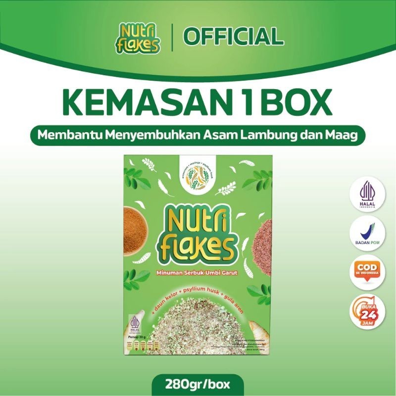 

100% ASLI NUTRIFLAKES SEREAL ORIGINAL 280gr