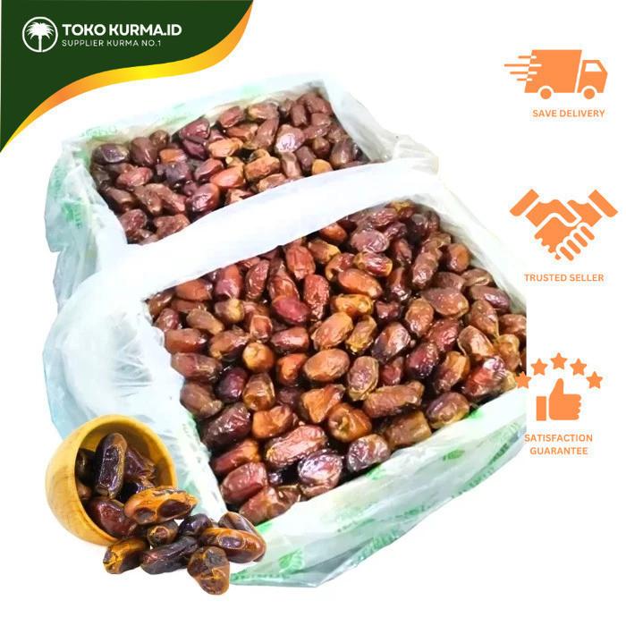 

Kurma Sayer (seperti kurma Mesir) Fresh Ori 100% | kemasan 10 kg - Toko Kurma ID