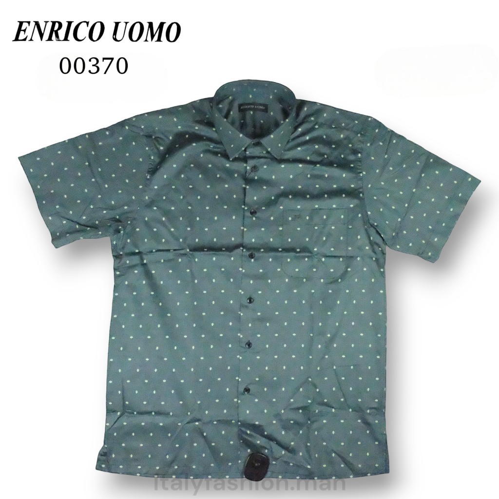 ENRICO UOMO Kemeja Pendek Katun Import Pria 00370