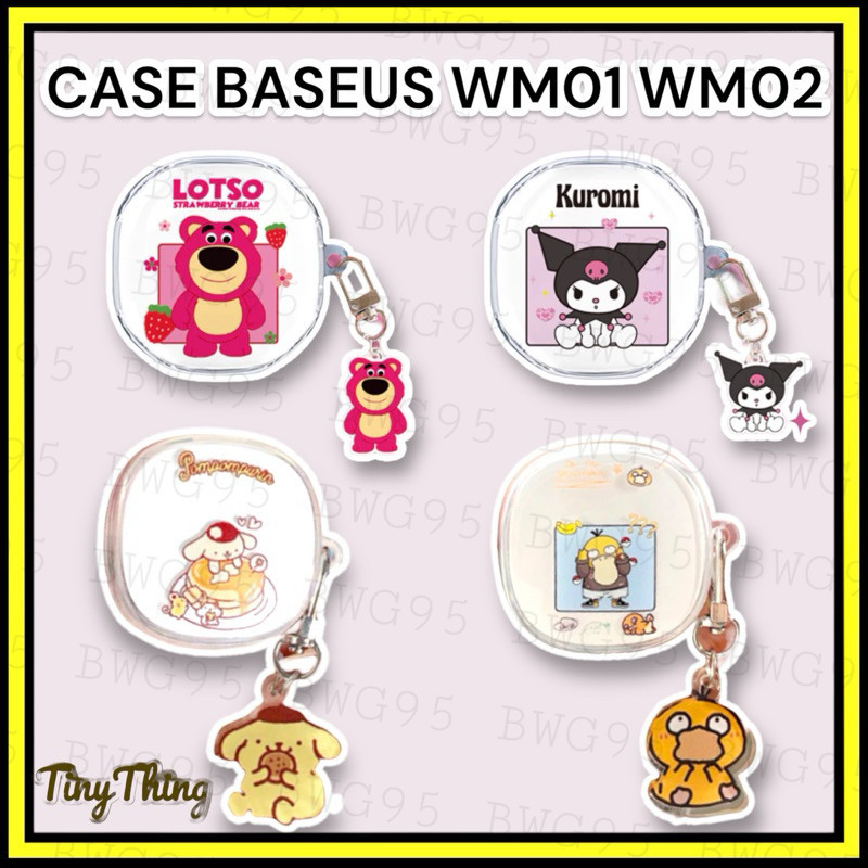 Baseus WM01 Case / Baseus WM02 Case TPU Premium Karakter Lucu