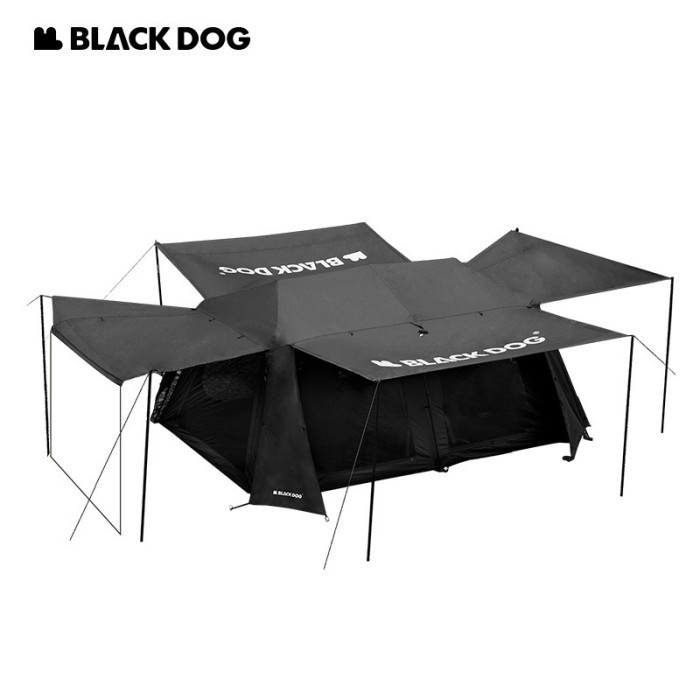 NEW DISKON 70% Ready Tenda Camping Otomatis Blackdog - Automatic Tent 2.0 - Tenda Blackdog