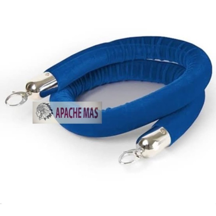 

Tali Beludru Tiang Antrian BIRU