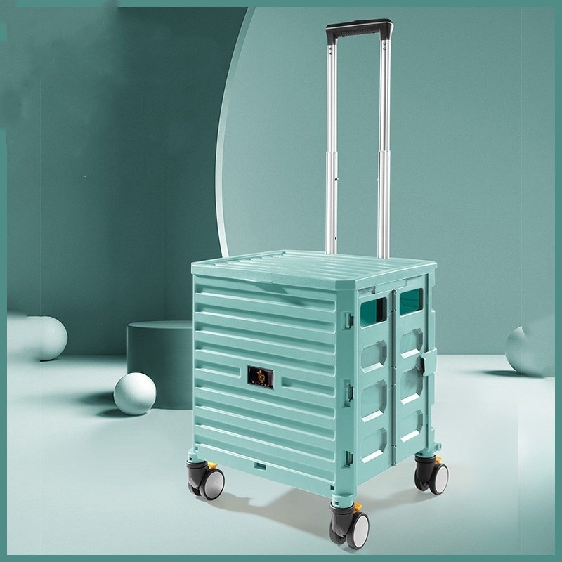 fenyueer Troli Belanja Portable /Troli Lipat Folded Troly Camping / Keranjang Lipat Keranjang Belanj