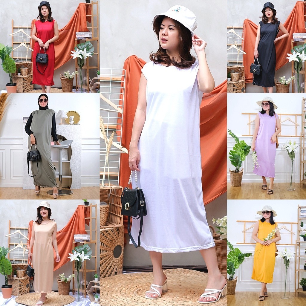 Inner Span JERSEY / Inspan Long Dress / daster / daster jersey / iner dress / inner /inner dress / i