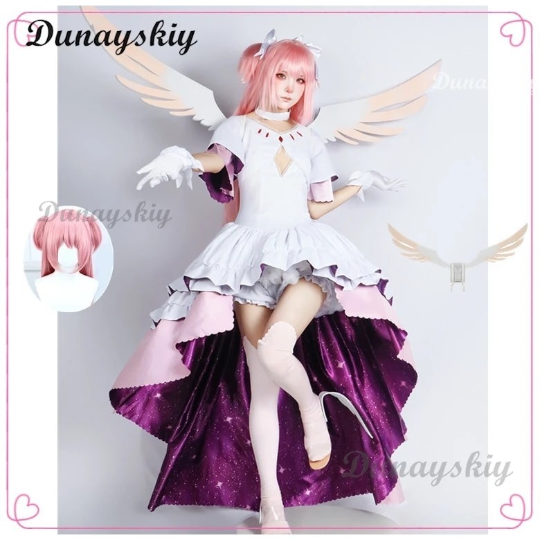 PREORDER Anime Puella Magi Madoka Magica Figure Kaname Madoka Cosplay Costume Women Girl Arutimetto 