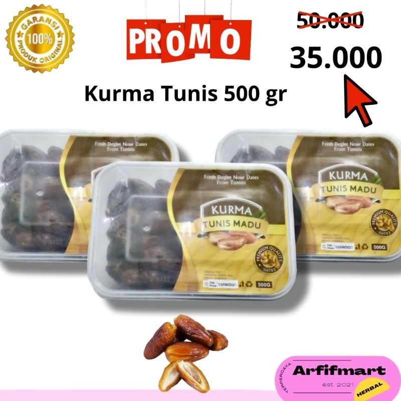 

(CP) Kurma Tunis Madu 500 gram