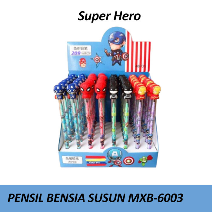 

Pensil Bensia Fancy Karakter /Pensil sambung Susun