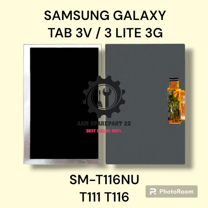 LCD SAMSUNG GALAXY TAB 3V 7.0 3 LITE 3G V SM-T116NU T116N T116 T111 LAYAR ORIGINAL