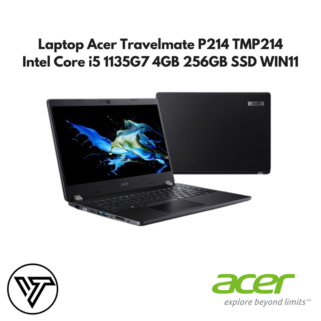 Laptop Acer Travelmate P214 TMP214 Intel Core i5 1135G7 256GB SSD