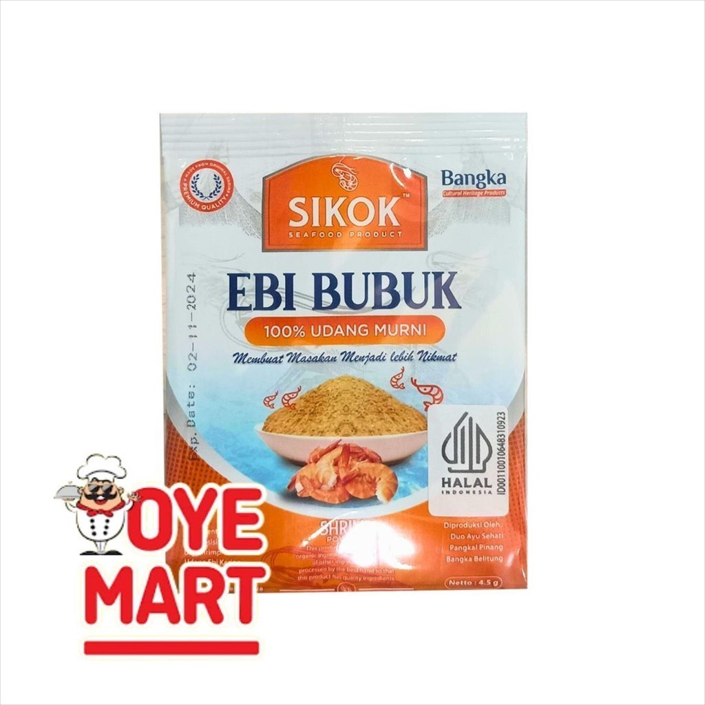 

SIKOK EBI BUBUK 4.5GR/ SHRIMP POWDER