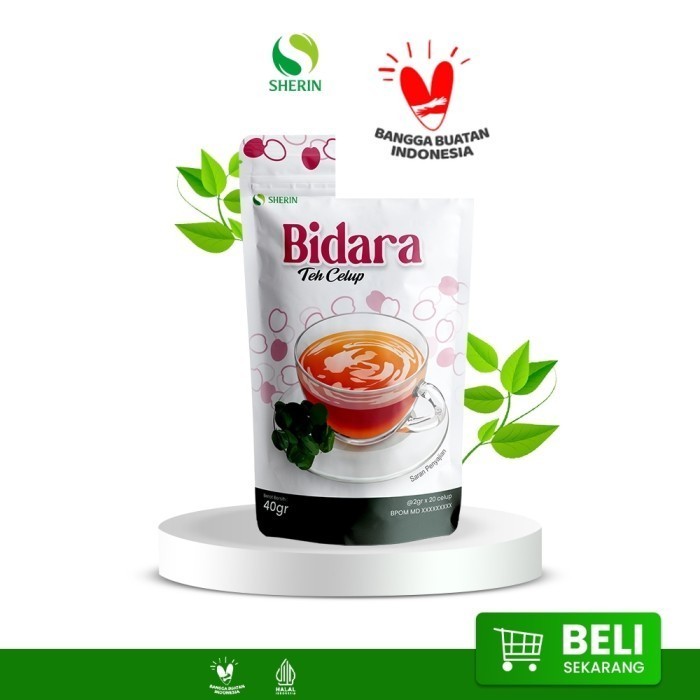 

Teh Celup Bidara mebantu mngobati sariawan 1 pouch 20 kantong