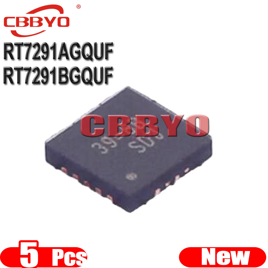 5pcs Brand new RT7291AGQUF RT7291A 39= RT7291BGQUF RT7291B 4M= QFN-16