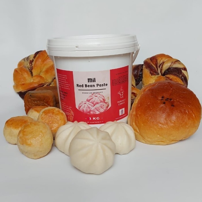 

[BEST] Selai kacang merah, utk isian roti, bakpao, pia,. MIL RED BEAN PASTE