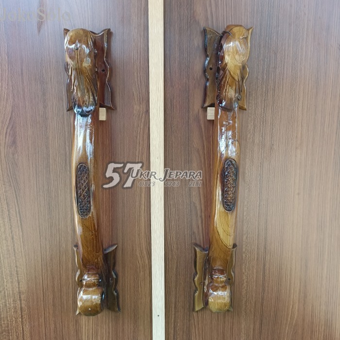 

Gagang pintu / Handel rumah ukir jepara bahan kayu jati murah keren - Matengan murah