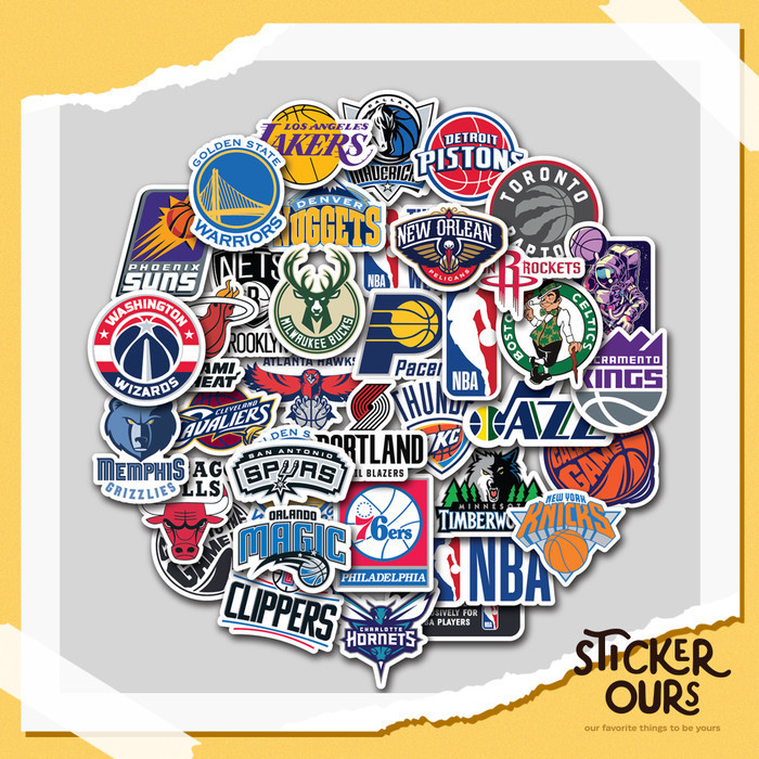 

STICKER PACK NBA TEAM | STIKER TUMBLER LAPTOP | STIKER KOPER HELM