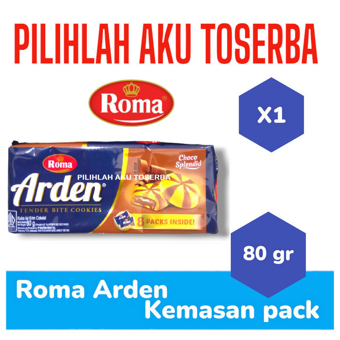 

Roma ARDEN Choco Splendid KEMASAN PACK - ( HARGA 1 PCS )