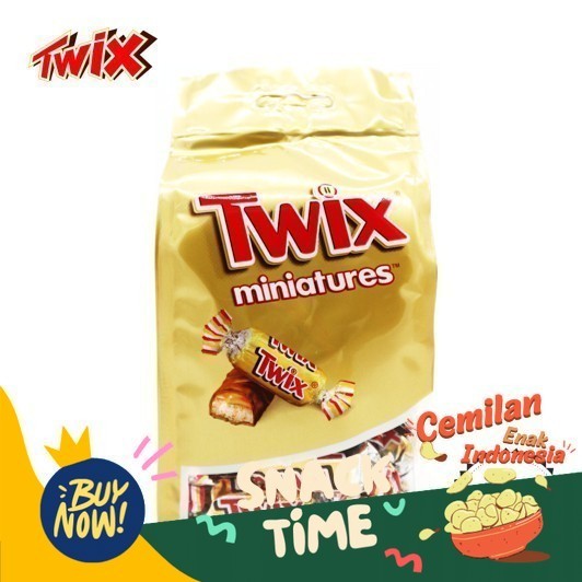

Special Diskon Cokelat TWIX Miniatures isi 220gram - Terenak Termurah