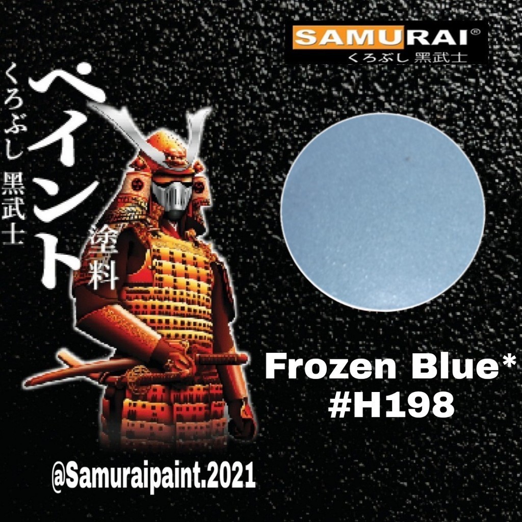 

Samurai Paint Frozen Blue H198 Cat pilok warna biru telor asin samurai