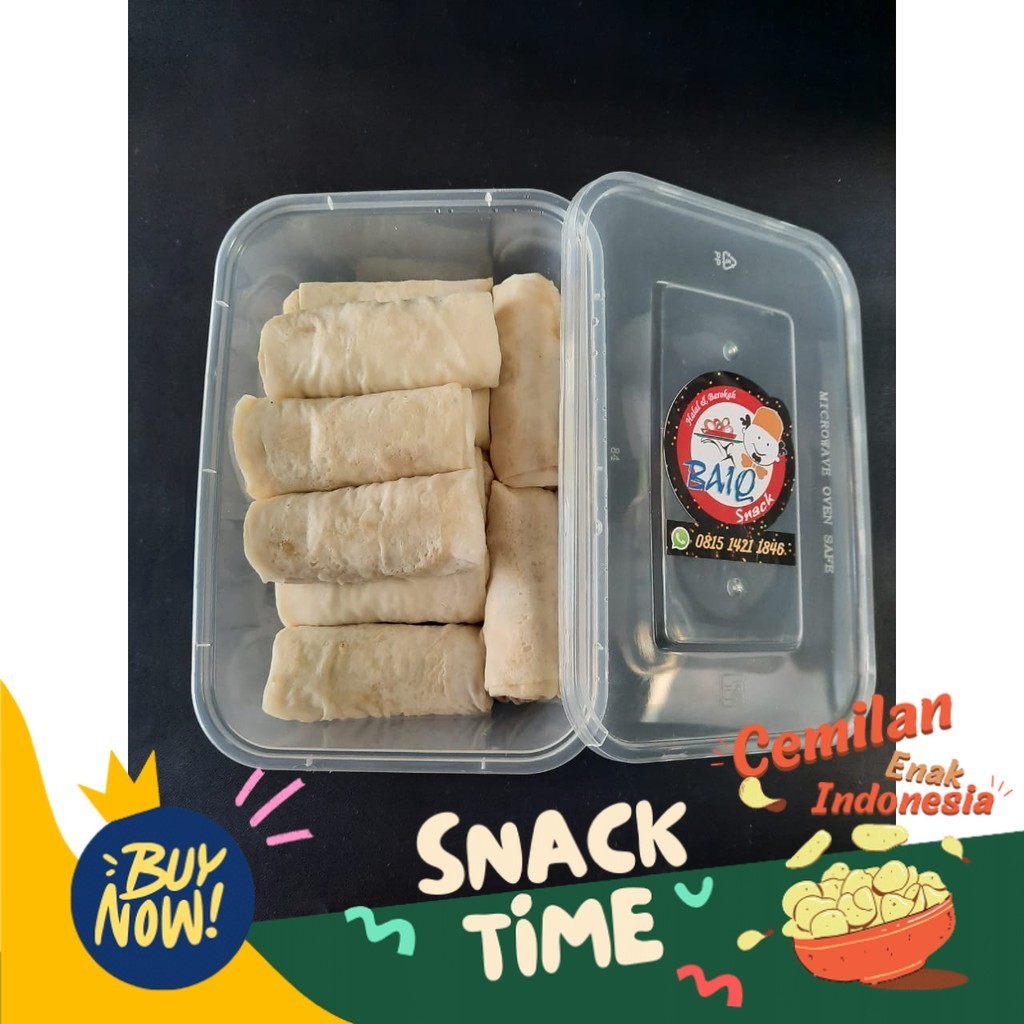 

Special Diskon Baiq Frozen Food Lumpia Semarang Mini Frozen Asli dari Semarang 400 gr isi 10 pcs