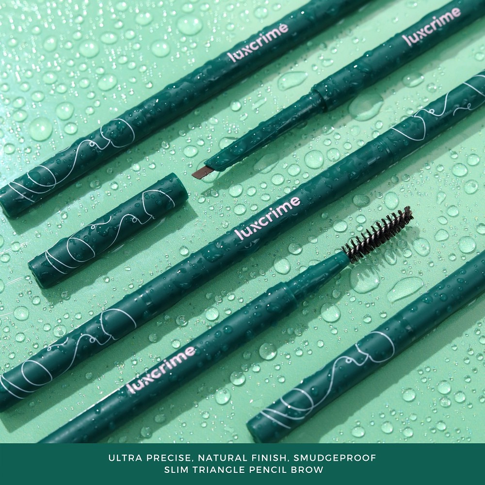 Luxcrime Slim Triangle Precision Brow Pencil - Pensil Alis Waterproof Luxcrime