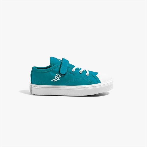 Geoff Max - Timeless Eternal Teal Kids| Shoes Vulcanized | Sepatu | Sneakers | Sepatu Anak