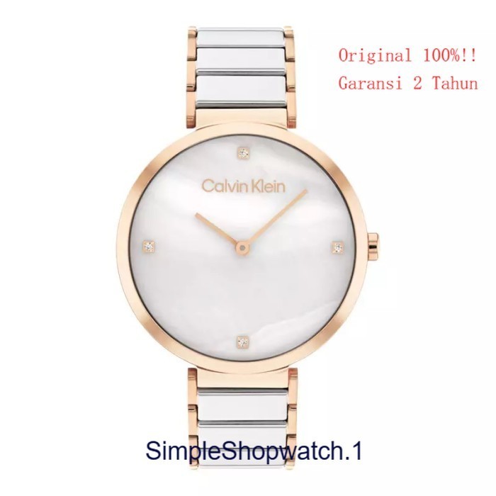Original 100% Jam Tangan Wanita Calvin Klein 25200430 CK-25200430 Garansi Resmi 2 Tahun