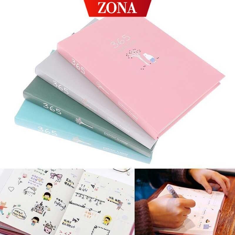 

ZONA Buku Diary 365 Hari Daily Journal Hard Cover 128 Pages - DDT-4083-32