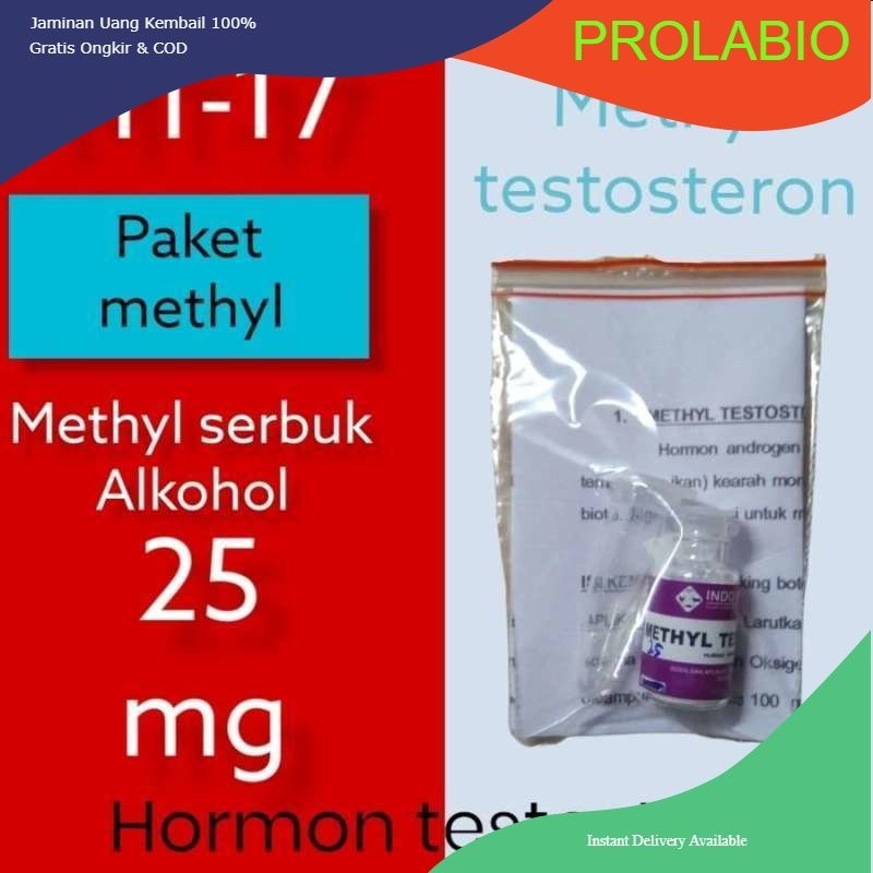 hormon testosteron ikan/methyl testosteron MT 17/jantanisasi ikan/25mg