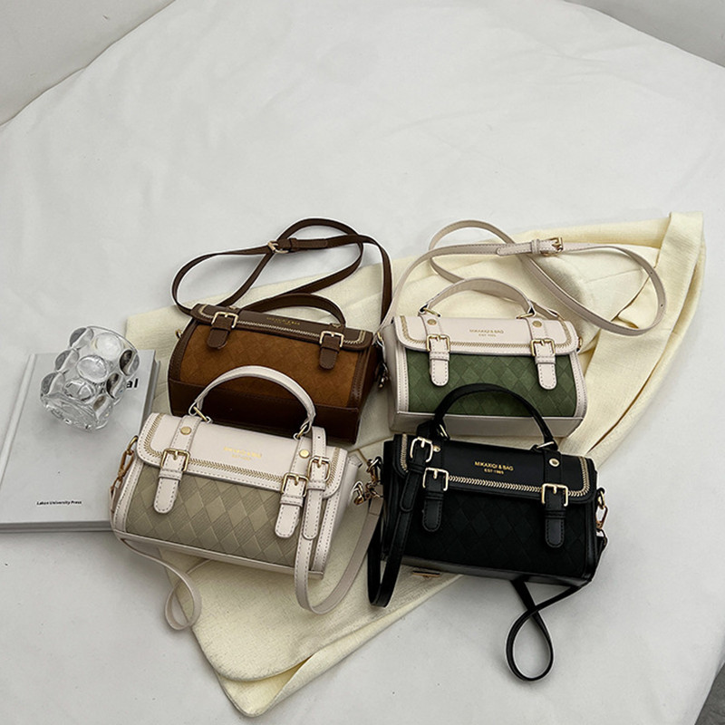 Grosir langsung pabrik tas selempang OEM tas bahu tas tangan kulit PU untuk wanita