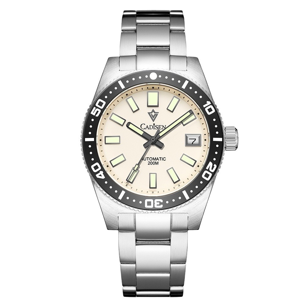 Cadisen Jam Tangan Pria C8207 Arloji Olahraga Mekanik Otomatis 316L Stainless Steel Tahan Air 200M