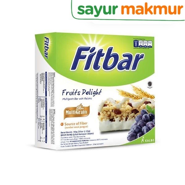 

Fitbar Fruits Delight Box Isi 5 pcs Sayurmakmur