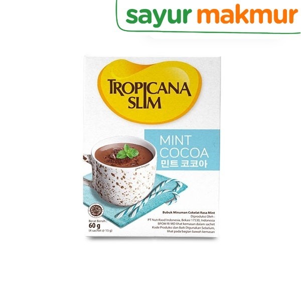 

Tropicana Slim Mint Cocoa 60 gram Sayurmakmur