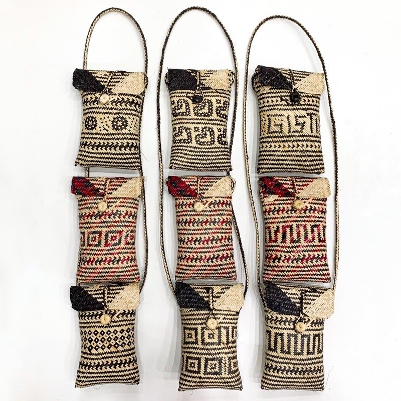 Tas HP Rotan selempang | Tas rotan dayak