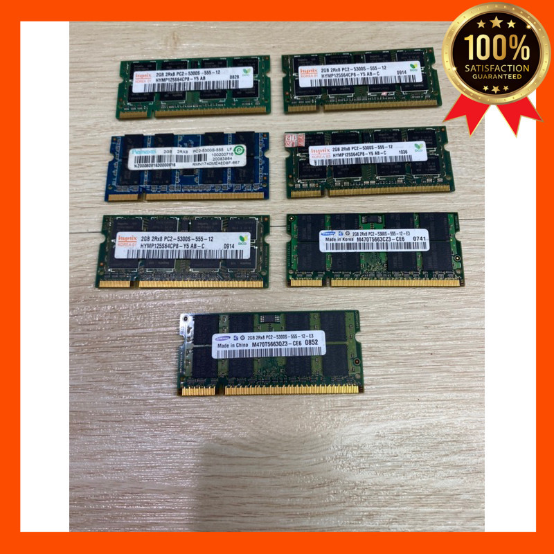 Memory Ram Laptop DDR2 2 GB Pc 5300S  Pc 6400s Promo Murah bagus