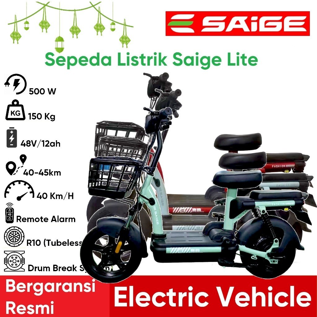 Saige Sepeda Listrik Lite Electric Bike Lite Series