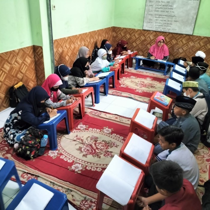 meja lekar ngaji plastik - Merah, All Size